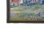 Listed Artist Joseph Zeller Buildings & Meadow With Children Landscape Oil Painting W/ Frame For Sale - Image 11 of 13