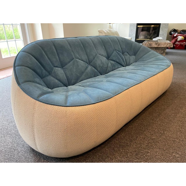 Contemporary Ligne Roset Ottoman Large Settee Sofa For Sale - Image 3 of 15