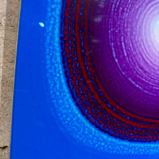 Op Art Original Contemporary Abstract Art Wall Constructed in Acrylic Op Art Chok 1973 For Sale - Image 3 of 10