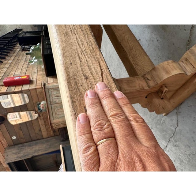 Monastery Table in Solid Oak For Sale - Image 9 of 10