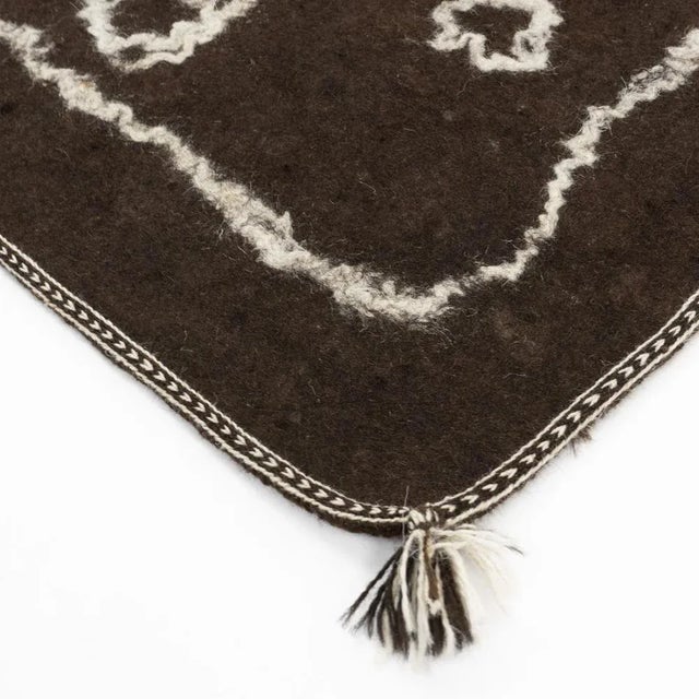 19th Century Woolen Namad Felt, Afghanistan, 1890s For Sale - Image 9 of 11