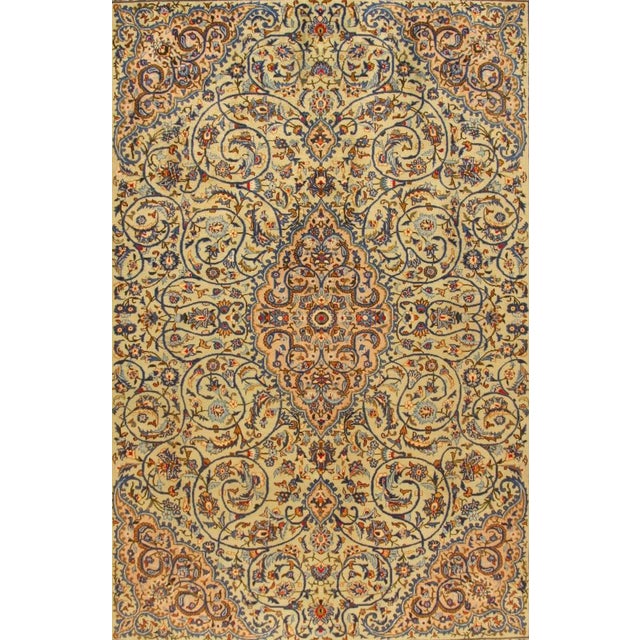 Large Hand-Knotted Middle Eastern Rug in Wool and Cotton For Sale - Image 5 of 11