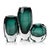 Our exquisite "Albi Emerald Cut Glass Vase" is the perfect decorative piece for adding a touch of elegance to your home...