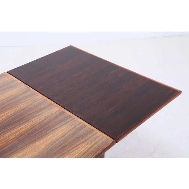 Wood Mid-Century Extendable Kitchen Dining Table in Wood by Niels O Møller, 1970s For Sale - Image 7 of 11