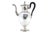 Silver Coffee Pot with Friezes, Chestnut Handle and Acorn-Shaped Lid Knob For Sale - Image 9 of 9