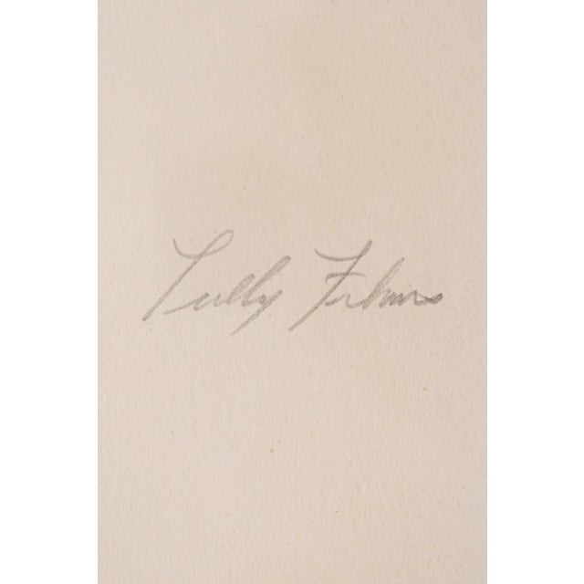 1970s 1975 Tully Filmus “Kiddush” Signed & Numbered Judaica Lithograph, Framed For Sale - Image 5 of 10