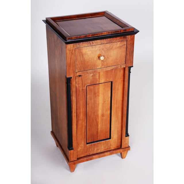 Brown Biedermeier Side Table in Walnut, Germany, 1830s For Sale - Image 8 of 8