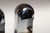 1960s Italian Modern Space Age Sculptural Chrome "Helmet" Table Lamps - a Pair For Sale - Image 9 of 18