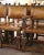 19th Century English Jacobean Oak Dining Chairs With Leather, Set of 8 For Sale In Dallas - Image 6 of 12