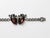 Vintage Mawi London Hematite-Tone Statement Bracelet with Garnet and Sage Crystals, 2000s For Sale - Image 3 of 4