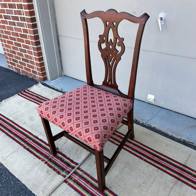 Antique Mahogany Chippendale Side Chair, Massachusetts, Circa 1780s For Sale - Image 11 of 12