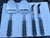 David Andersen Vintage David-Andersen Cast Brutalist Pewter "Støpt Tinn" & Spar Stainless Steel Flatware Cheese Serving Set - 4 Pieces For Sale - Image 4 of 5