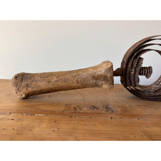Wood Antique Primitive Horse Brush For Sale - Image 7 of 7