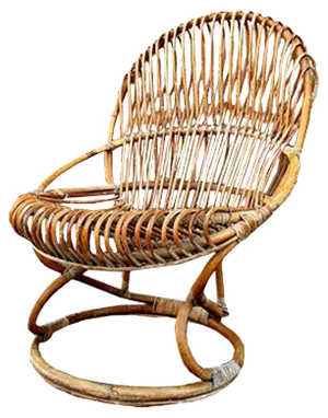 Italian Wicker Chair by Tito Agnoli, 1962