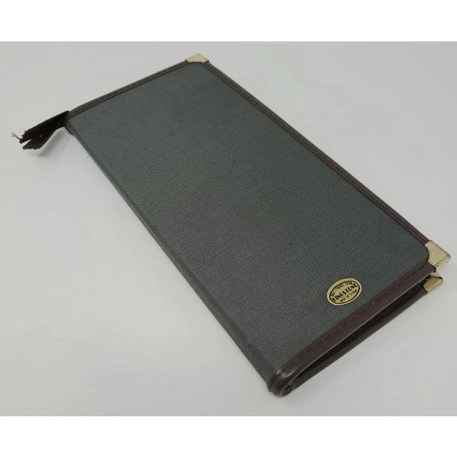 Vintage Backgammon Nos in Original Box - Board Is Magnetic in Linen Zip Case For Sale - Image 10 of 13