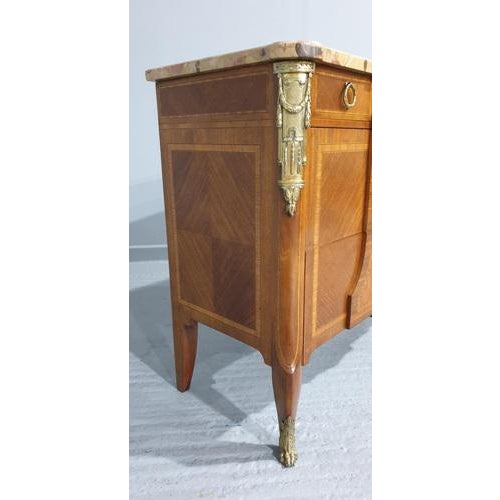 Wood Vintage Breakfront Chest of Drawers For Sale - Image 7 of 13