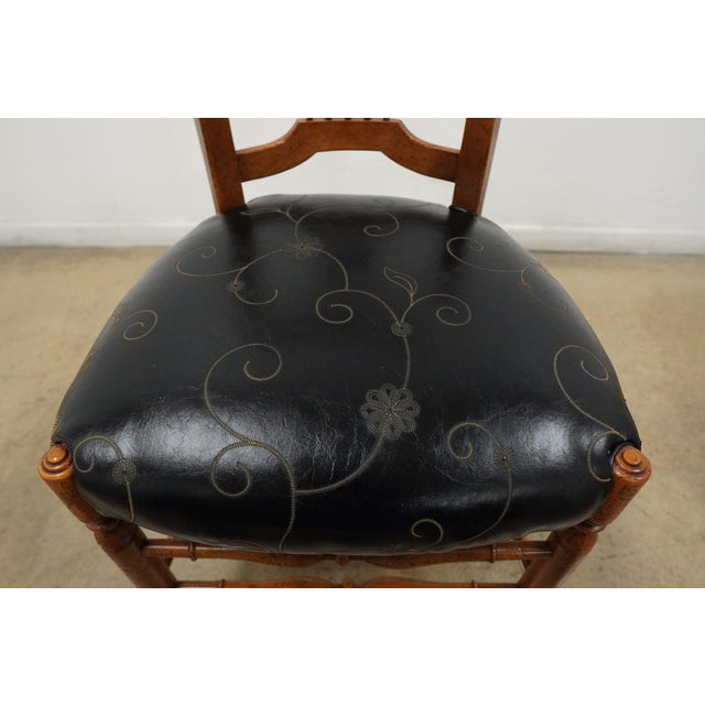 Vintage Milling Road by Baker Lyre Back Dining Chairs (Set of 6), Attributed For Sale - Image 13 of 16