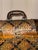 Contemporary Vintage Boho Chic Woven Bamboo and Mixed Wood Domed Keeper Box Trunk For Sale - Image 3 of 12