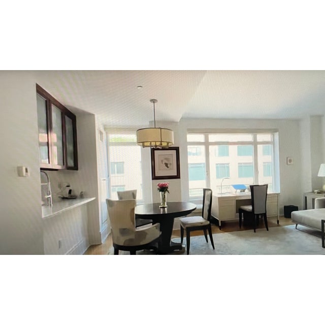 Mid-Century Modern Holly Hunt Paris Chandelier in Polished Nickel. For Sale - Image 3 of 5