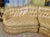 Mid-Century Modern VTG 1960’s, (3) Piece, Curvy, Custom-Designed Sectional, by Soref’s, With a Tufted Creamy-Golden Upholstery, Sculpted Back, Original Vinyl Protectors For Sale - Image 3 of 12