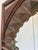Antique Spanish Revival Oak Wall Mirror With Geometric Carving For Sale - Image 4 of 11