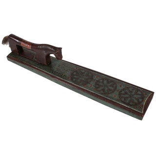 Antique Danish Mangle Board, 1803 For Sale