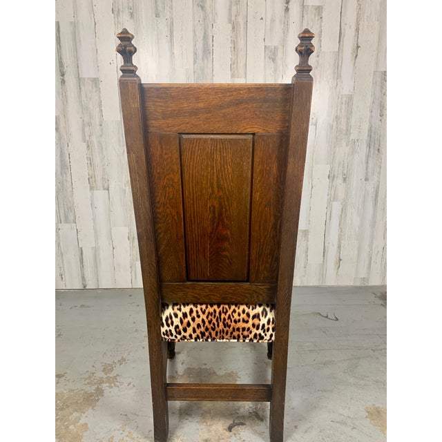 Wood Gothic Revival Hall Chair For Sale - Image 7 of 10