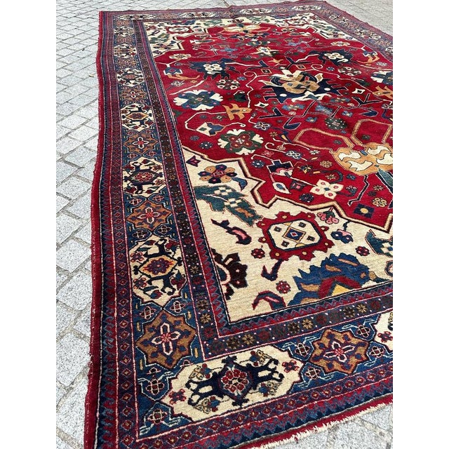 Mid-Century Azerbaijan Rug, 1950s For Sale - Image 10 of 18
