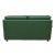 Vintage Green Leather Sofa, 1960s For Sale - Image 4 of 5