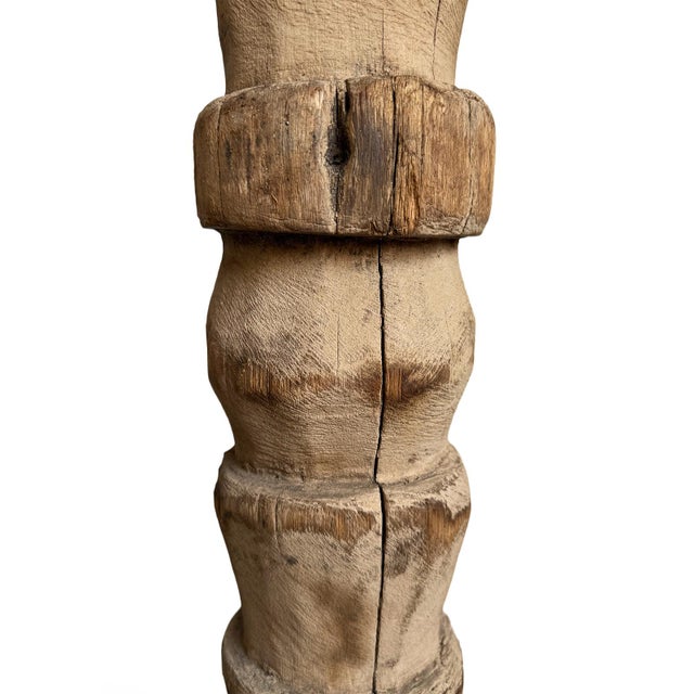 Antique Dinka African Property Post Sculpture on Stand For Sale In Los Angeles - Image 6 of 13