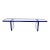 Early 21st Century Amparo Calderon Tapia Custom Deep Blue & Clear Lucite Bench For Sale