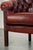 Chesterfield Cowhide Club Armchair in Red For Sale - Image 13 of 14
