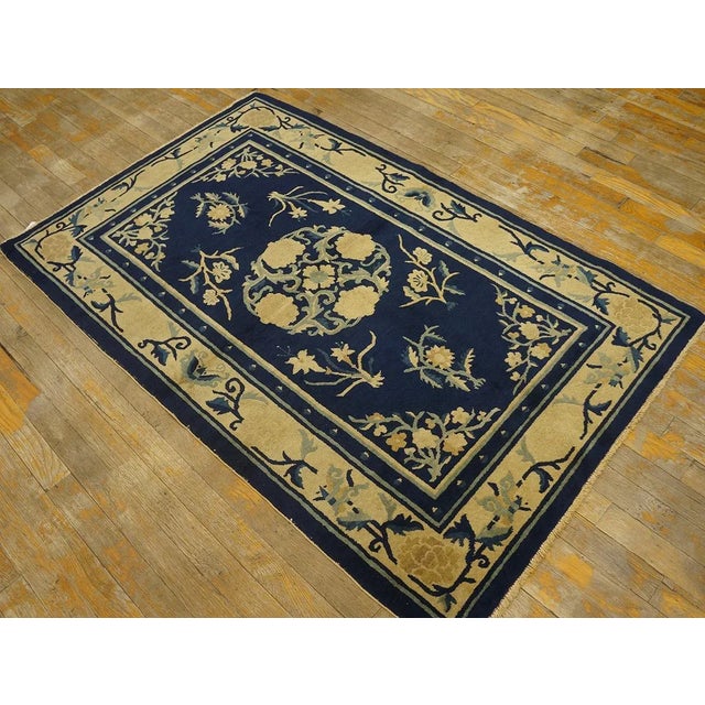 Early 20th Century Chinese Peking Rug ( 3' x 4'10'' - 91 x 147 ) Chinese - Peking The commercial Peking carpet is a later...