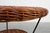 Wood Mid-Century Woven Rattan, Wicker and Iron Two-Tier Round Coffee Table, Italy, 1960s For Sale - Image 7 of 13