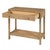 Spritely Home Accent Furniture Como 31.5 in. W Rectangular Banana Leaf 1 Drawer Console Table with Lower Open Shelf, Natural Rattan For Sale - Image 4 of 8