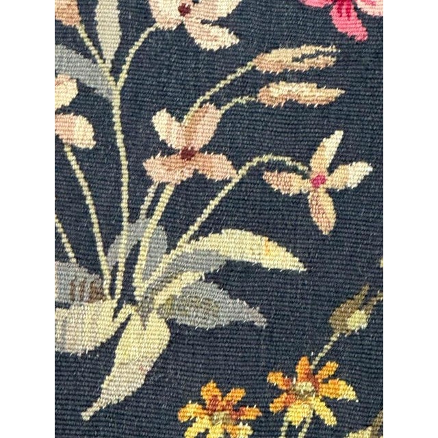 Mid-Century French Aubusson Tapestry Mille Fleurs, 1920s For Sale - Image 17 of 18