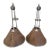Paul Ferrante Theo Pendants - A Pair For Sale