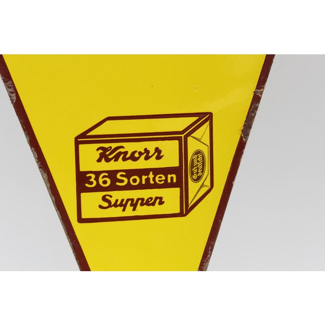 Industrial Enamel Sign from Knorr, 1925 For Sale - Image 3 of 18