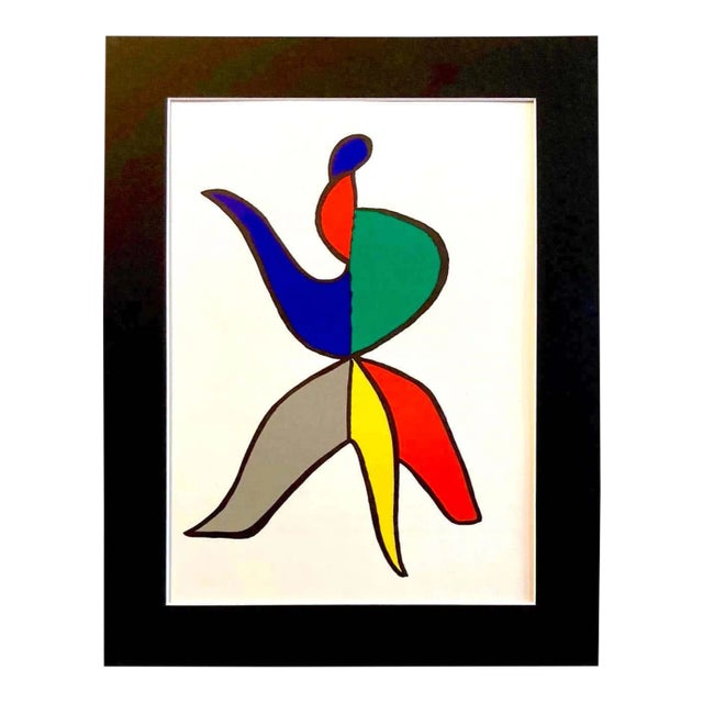 1963 Alexander Calder Stabiles Lithograph for Derriere Le Miroir No. 141 For Sale