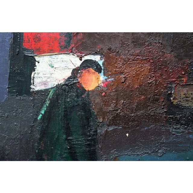 Walk. Oil on cardboard, 70, 5 x 65, 5 cm aleksandr rodin (1922-2001) painter born in a family of farmers. Wife rasma lace...