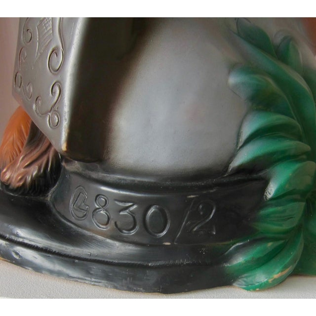 Giant Vintage Gnome Hunter Figurine with Dog by Gustav Liebermann, 1960s For Sale - Image 9 of 11