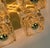 Metal Mid-Century Brass Ceiling Light with 4 Glass Cubes from Peill & Putzler, 1960s-1970s For Sale - Image 7 of 13
