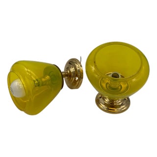 Wall Lights attributed to Vistosi, Italy, 1970s, Set of 2 For Sale