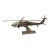 Mid-Century Modern Brutalist Style Solid Brass Military Helicopter Sculptures For Sale