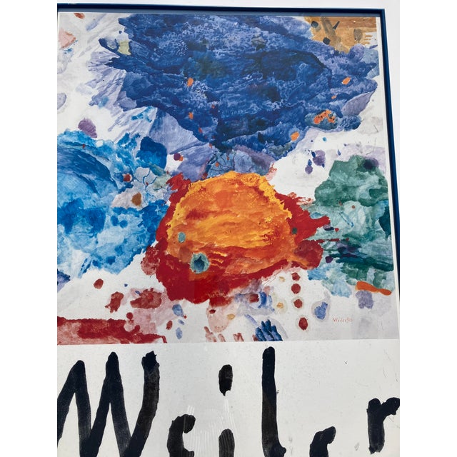 Max Weiler Poster Dated 1991 For Sale - Image 4 of 4