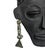 1986 Vintage Handmade Terracotta Fired Clay Wall Mask Decorative Signed Maria A. African Studio Pottery 80s For Sale - Image 4 of 15