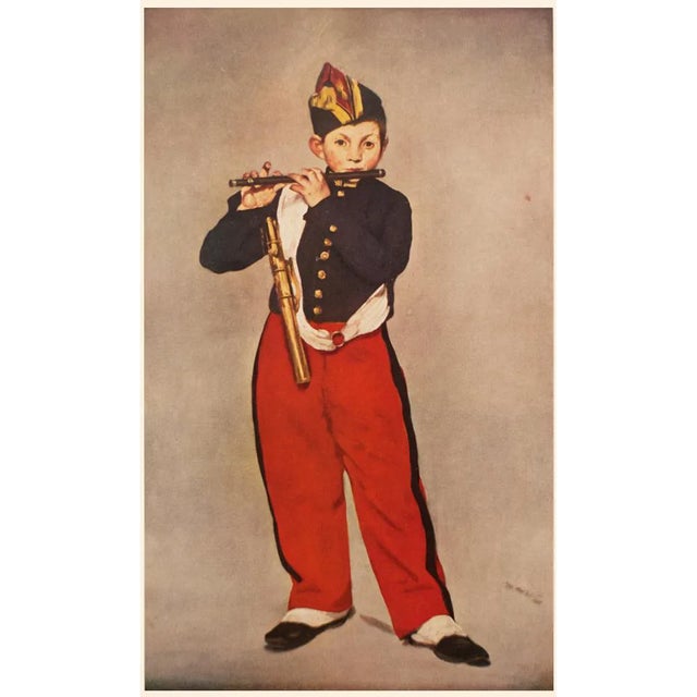 1953 After Édouard Manet "The Fifer Boy", First Edition Impressionist Full-Color Print For Sale