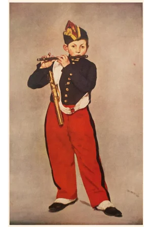 1953 After Édouard Manet "The Fifer Boy", First Edition Impressionist Full-Color Print