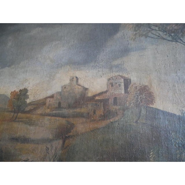 Romantic Landscape, Oil on Canvas, Framed For Sale - Image 5 of 18