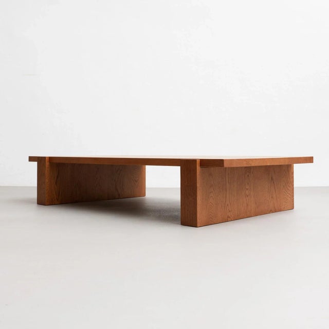 Contemporary Solid Oak Low Table from Dada For Sale - Image 13 of 18